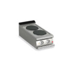 Elektrisk spis BARON Q70PC/E400 med 2 plattor, 400x700mm, 5,2kW