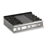 Gas Hällspis BARON Q70TPM/G1203 med fyra brännare, 1200x700mm, 27kW