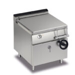 Elektriskt Bratt-Panna BARON Q70BR/E81, 43 Liter, manuell tiltfunktion, gjutjärns tank, 800x700mm, 9,9kW