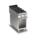 Gasspis BARON Q90PCV/G4003 med 2 brännare på öppet stativ, 400x900mm, 10,5kW