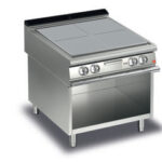 Elektrisk Plancha BARON Q90PHV/E100 med 4 zoner på öppet stativ, 1000x900mm, 20kW