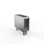 Rostfritt öppet stativ BARON Q70VA20 för Queen 7 serie, 200x700mm