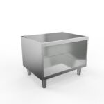 Rostfritt öppet stativ BARON Q90VA800 för Queen 9 serie, 800x900mm