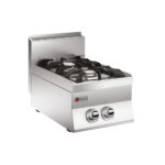 Gasspis BARON N6PC/G411 med 2 Brännare, 400x650mm, 9,55kW
