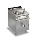 Elektriskt Kokgryta BARON Q70NP/EI650S med indirekt uppvärmning, automatisk dräneringsventil, 50 Liter, 600x700mm, 9,8kW