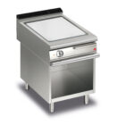 Elektrisk stekhäll BARON Q70SFTV/E603 med slät stekplatta i AISI430 stål, på öppet stativ, 600x700mm, 5,4kW