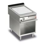 Gas stekhäll BARON Q90SFTTV/G603 med stekplatta i AISI430stål, på öppet stativ, 600x900mm, 14kW