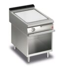 Elektrisk stekhäll BARON Q90SFTV/E605 med slät kromat stekplatta, på öppet stativ, 600x900mm, 7,5kW