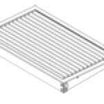 Transportbandsförlängare till OEM TL105LCD med rullar - in/ut 590mm